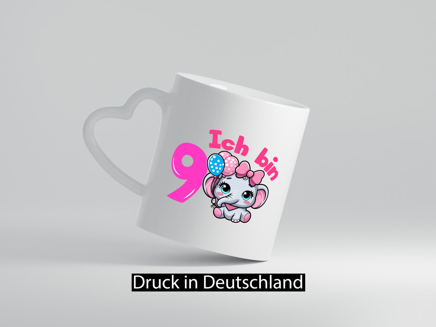 9. Geburtstag | 9 Jahre Elefant Mädchen Geschenk Geschenkidee lustiger Spruch