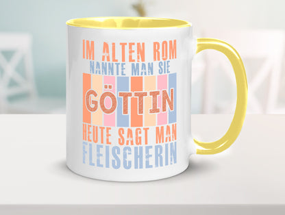 Heute sagt man: Fleischerin | Schlachterei lustig Humor Geschenkidee Geschenk