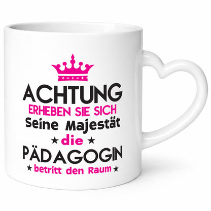 Seine Majestät Pädagogin | Pädagogik Humor Geschenkidee Tasse