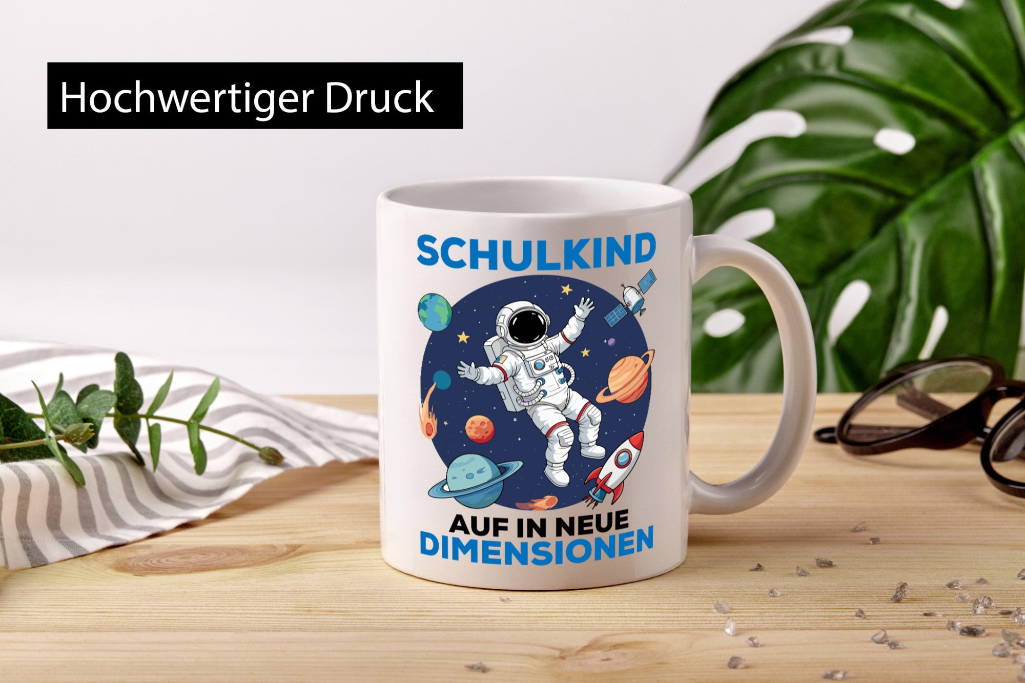 Schulkind | Einschulung Astronaut Weltraum lustig Humor Geschenkidee Geschenk