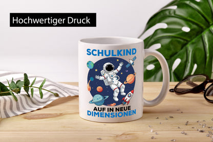 Schulkind | Einschulung Astronaut Weltraum lustig Humor Geschenkidee Geschenk