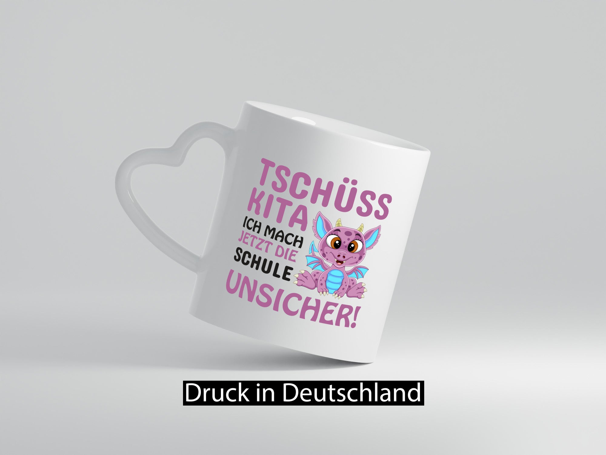 Tschüss Kita | Einschulung süßer Drachen Schulstart lustiger Spruch Geschenk