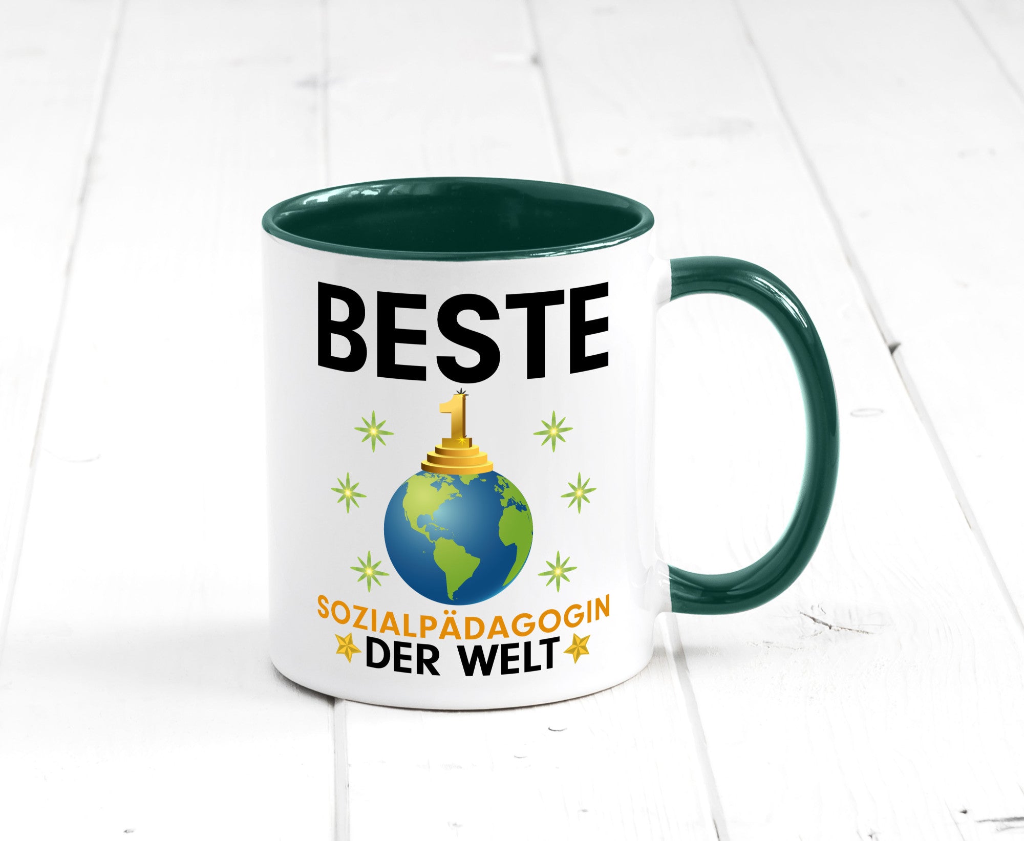 Welt Beste Sozialpädagogin | Humor Pädagogin Geschenkidee Tasse