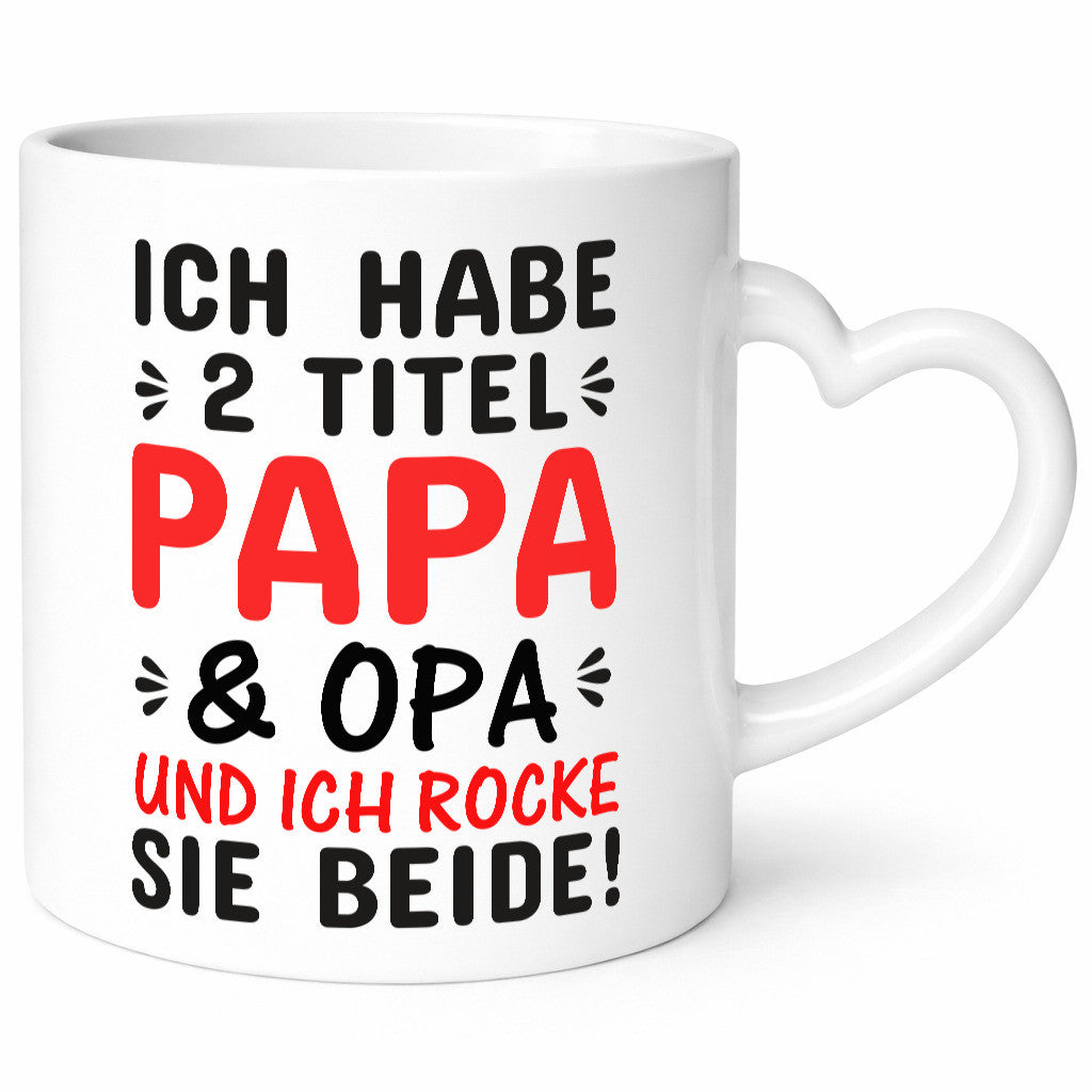 Papa und Opa | Männer Tasse Rocker Humor Geschenkidee Familie