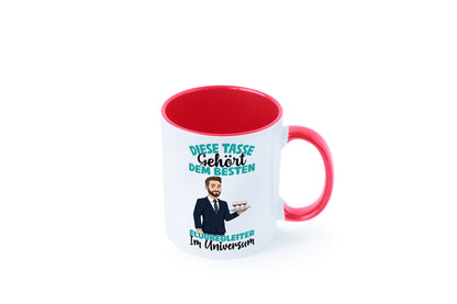 Im Universum: Flugbegleiter | Steward Flughafen Humor Geschenkidee Tasse