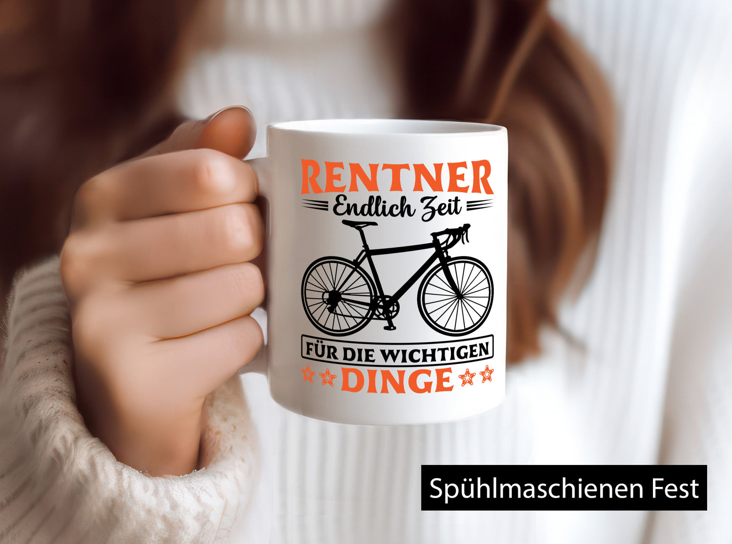Rentner | Zeit für wichtige Dinge Fahrrad lustig Ruhestand Jubiläum Geschenk