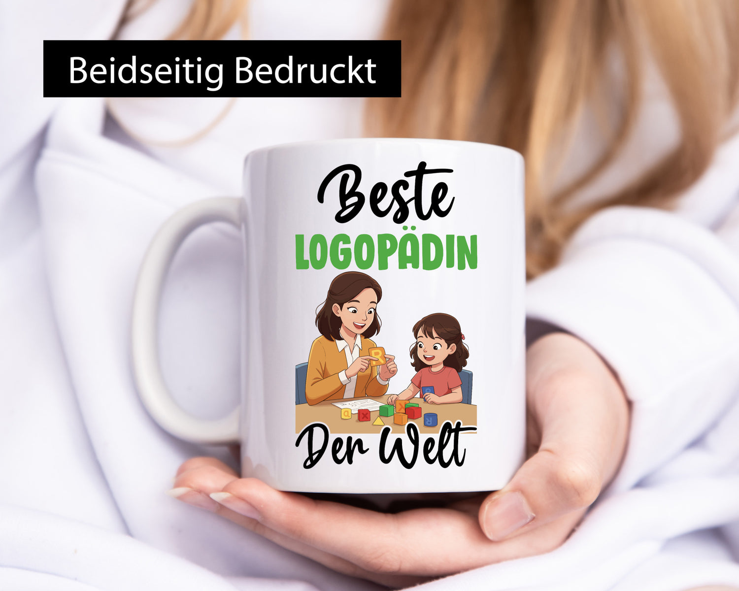 Beste Logopädin | Sprachtherapie v2 Humor Geschenkidee Tasse