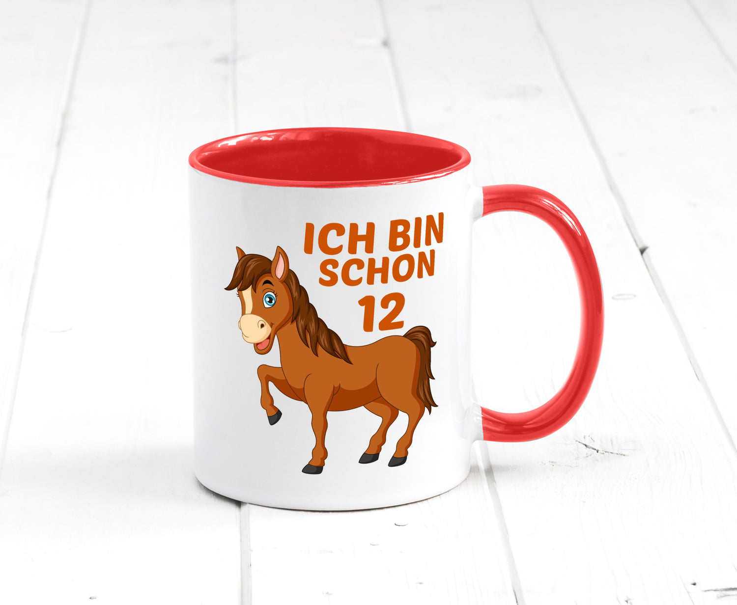 12. Geburtstag | Ich bin schon 12 Pferde Pony Geschenkidee Humor Tasse