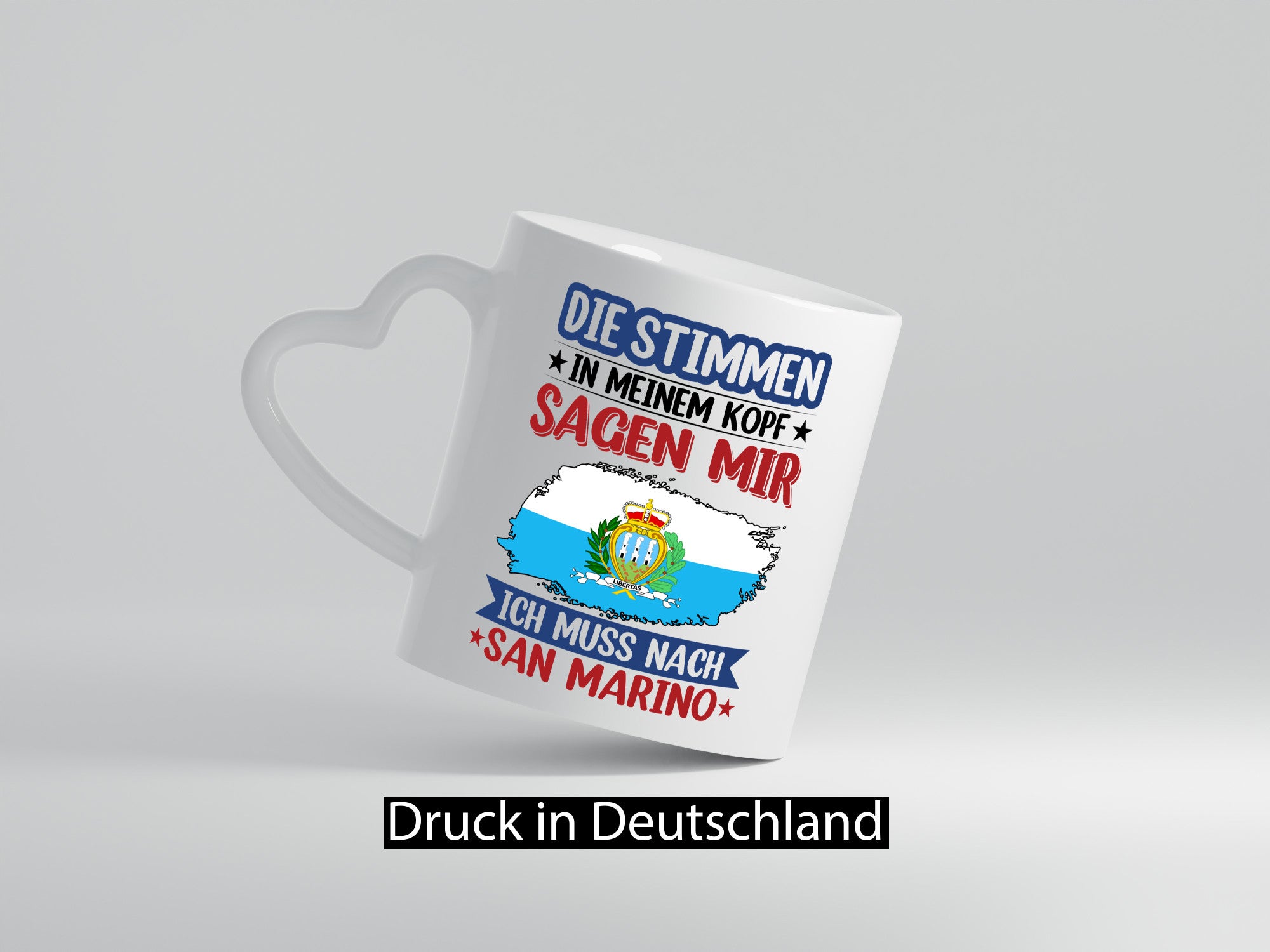 San Marino | Urlaub Stimmen in meinem Kopf Traumland v2 lustiger Spruch