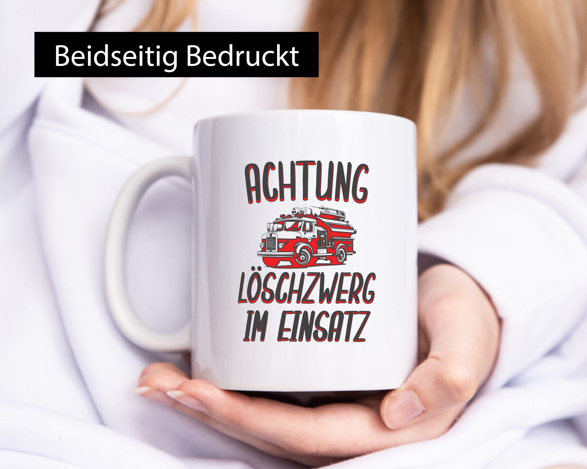 Achtung Löschzwerg im Einsatz | Feuerwehr Feuerwehrkind Geschenk Humor