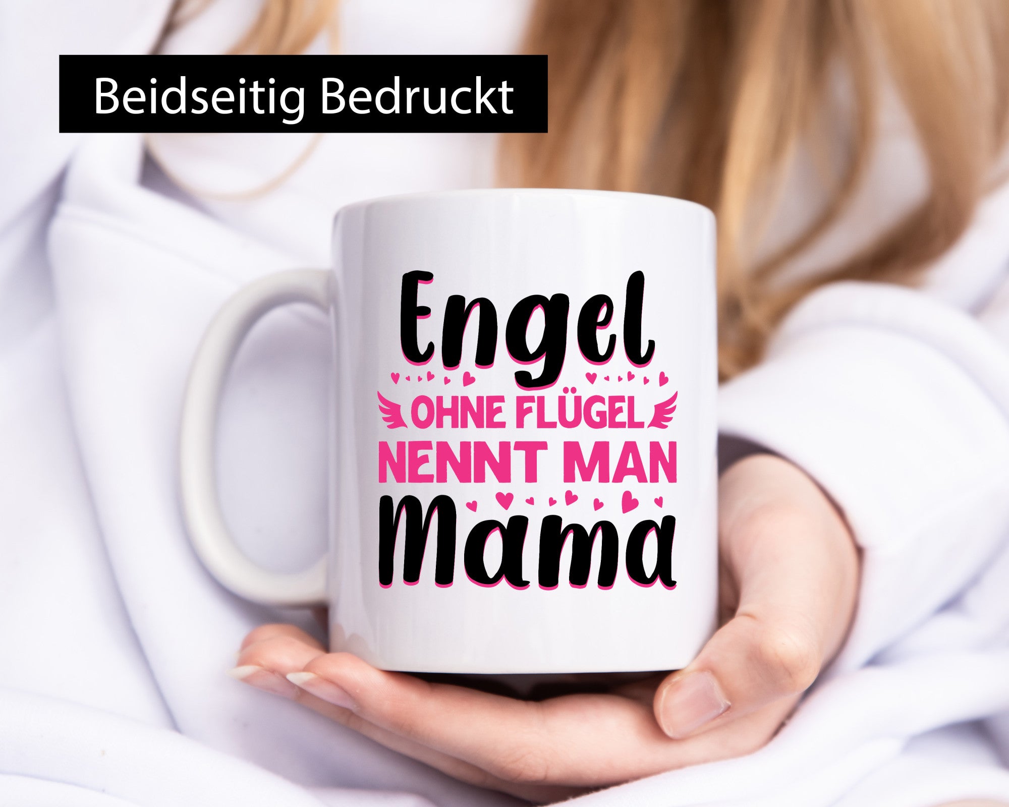 Engel ohne flügel nennt man Mama | Muttertag Geschenkidee Familie Humor Tasse