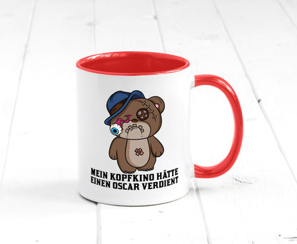 Mein Kopfkino hätte Oscar verdient | kaputter Bär Comic lustiger Spruch