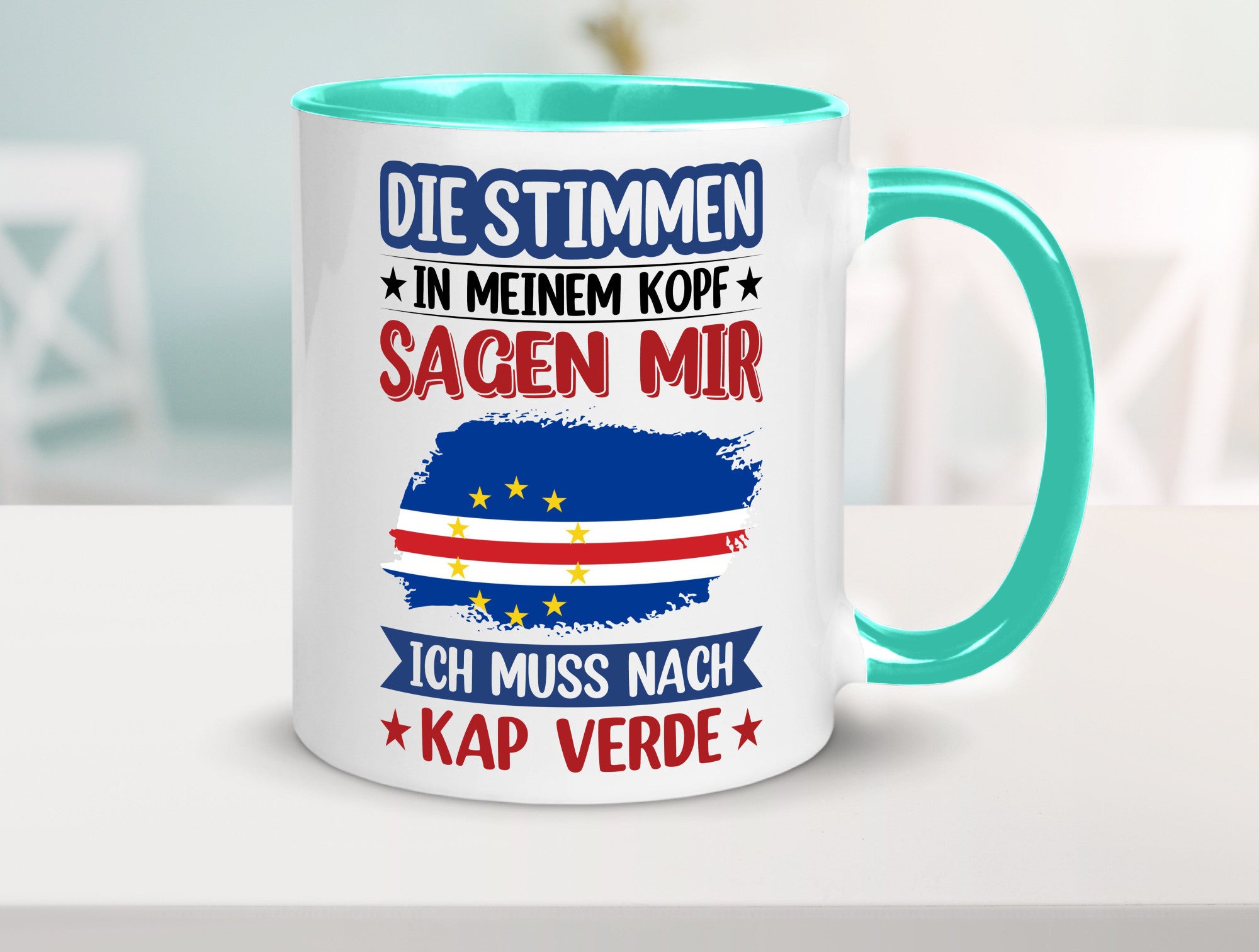 Kap Verde | Urlaub Stimmen in meinem Kopf Traumland lustig Humor Geschenkidee