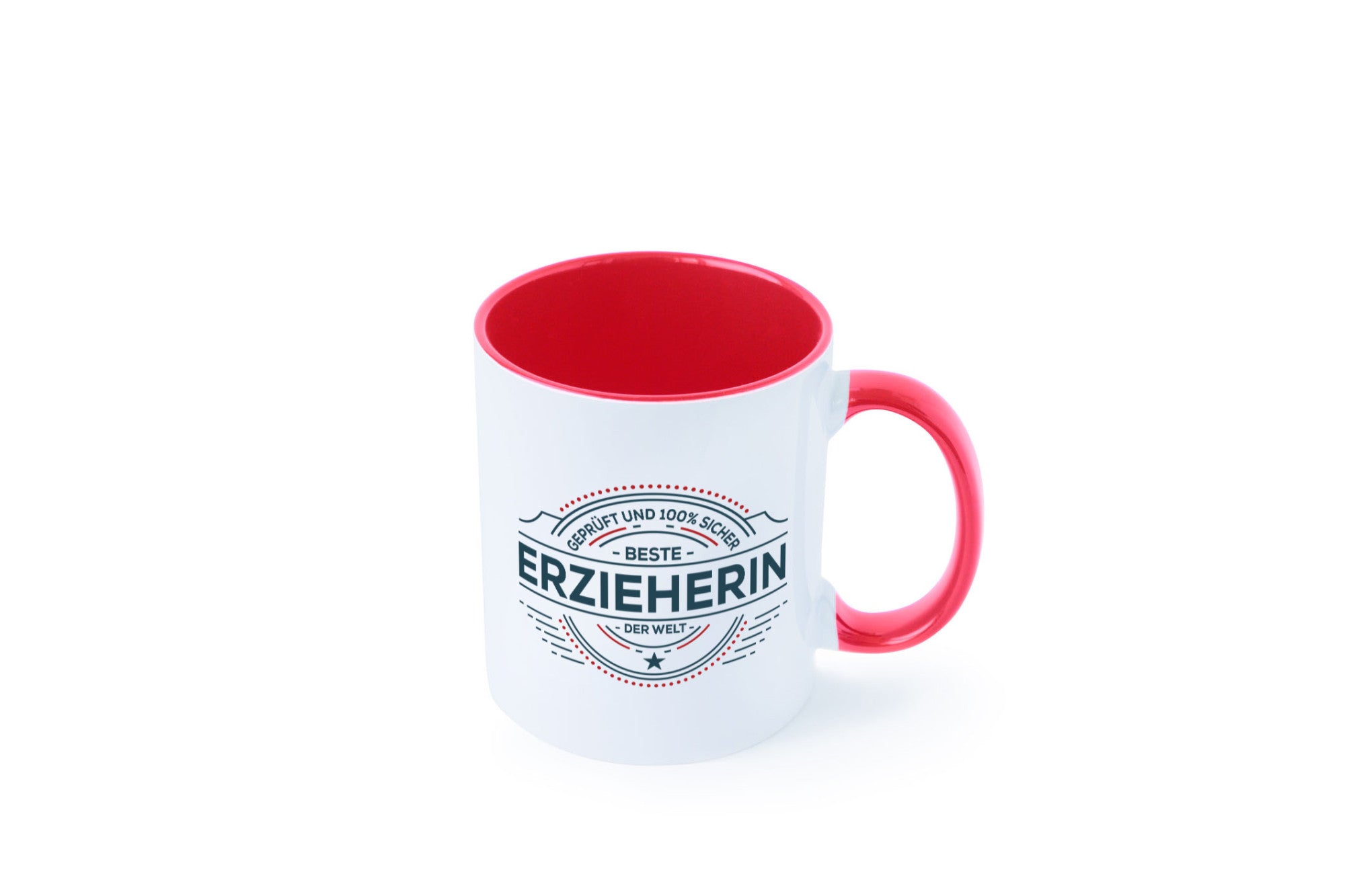 Geprüft und sicher: Erzieherin | Pädagogin Schule Geschenk Humor Geschenkidee