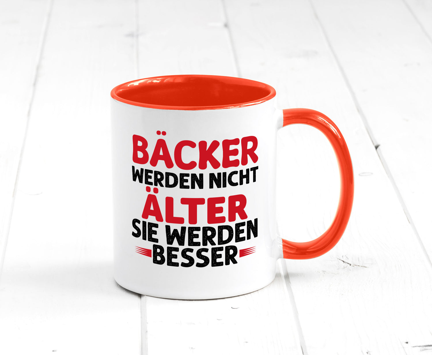 Bäcker werden nicht älter Sie besser lustig Humor Geschenkidee Geschenk Tasse