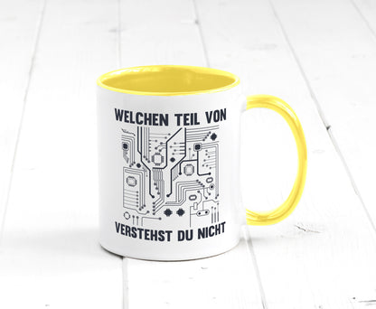 Welchen teil von verstehst du nicht | technik Humor Geschenkidee Tasse