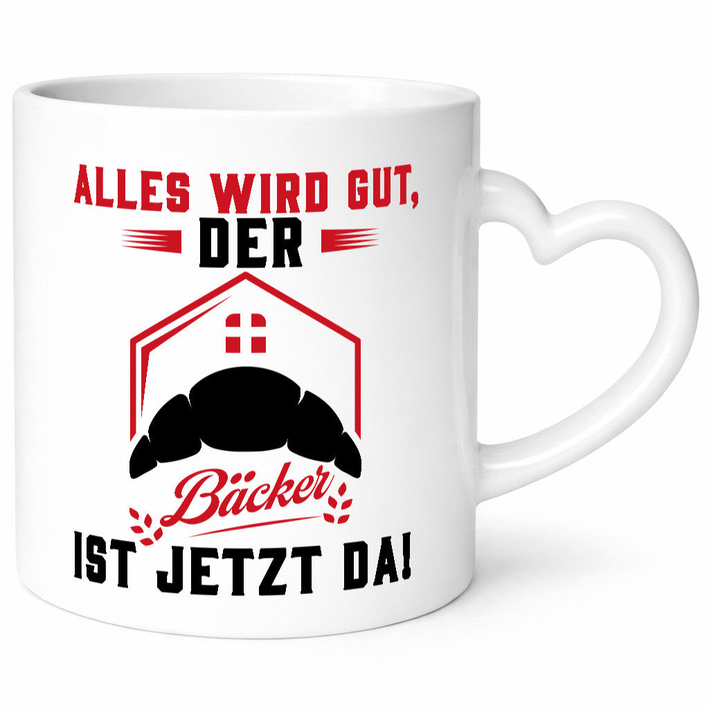 Der Bäcker ist jetzt da | Bäckerrei Geschenk Humor Geschenkidee lustiger Spruch