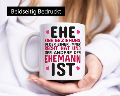 Ehepaar Spruch | Beziehung Tasse Ehemann Geschenk Humor Geschenkidee lustiger