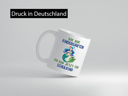 Bye Kindergarten | Schulkind Einschulung Geschenkidee Humor Tasse