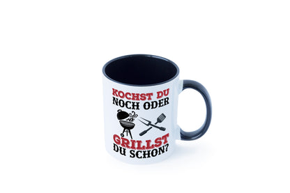 Grillst du schon? | Spruch Tasse Grillen Männer Geschenkidee Humor
