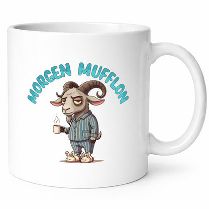 Morgen Mufflon | Morgenmuffe v2 lustig Humor Geschenkidee Geschenk Tasse