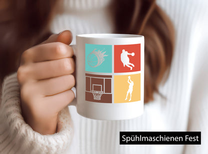 Basketball | Sportfan Slam Dunk Teamplayer NBA Humor Geschenkidee Tasse