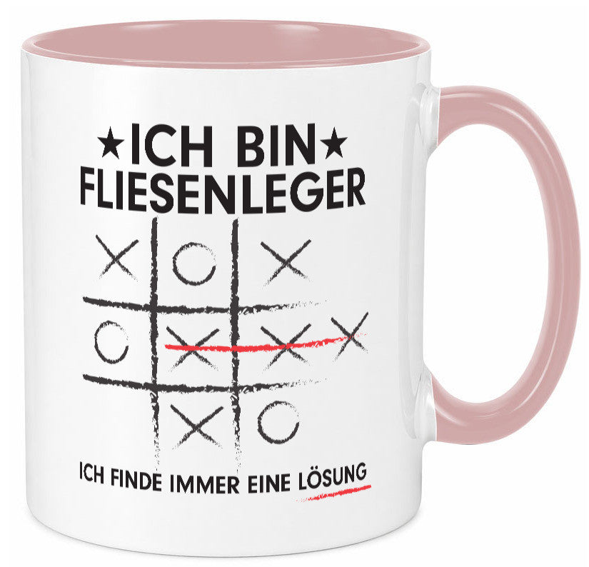 Lösung finden: Fliesenleger | Fliesenlegen Bau Geschenk Humor Geschenkidee