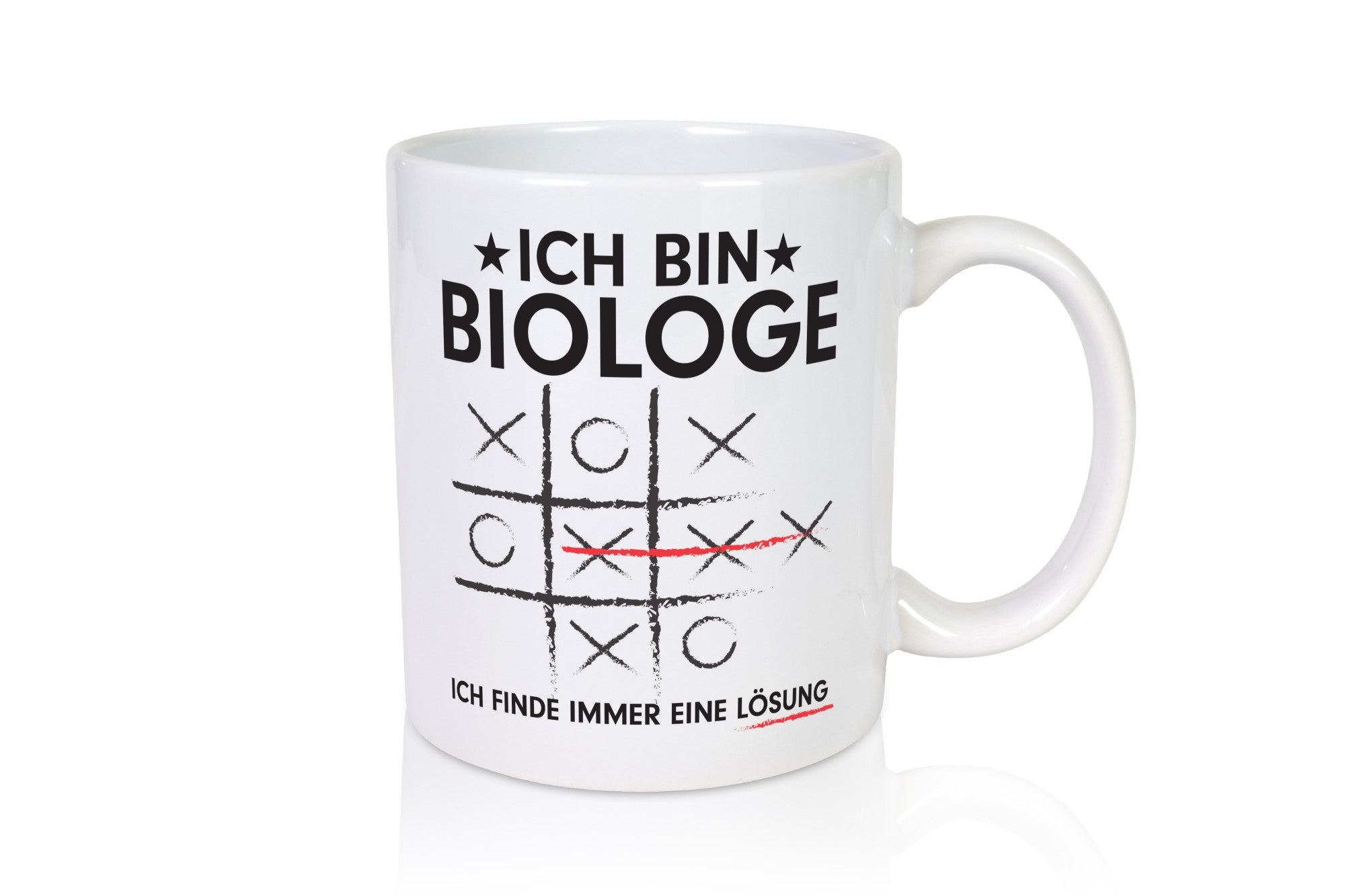 Lösung finden: Biologe | Biologie Naturforscher Humor Geschenkidee Tasse