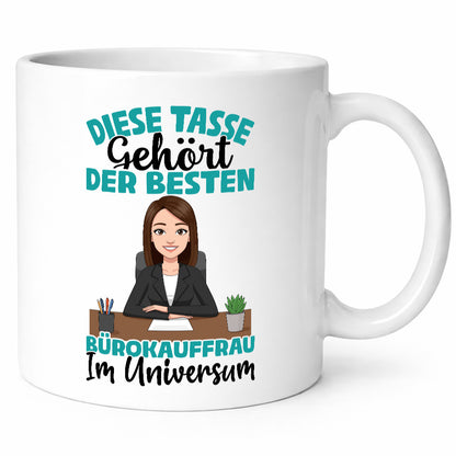 Im Universum: Bürokauffrau | Kauffrau Humor Arbeit Kollegen Büro Geschenkidee