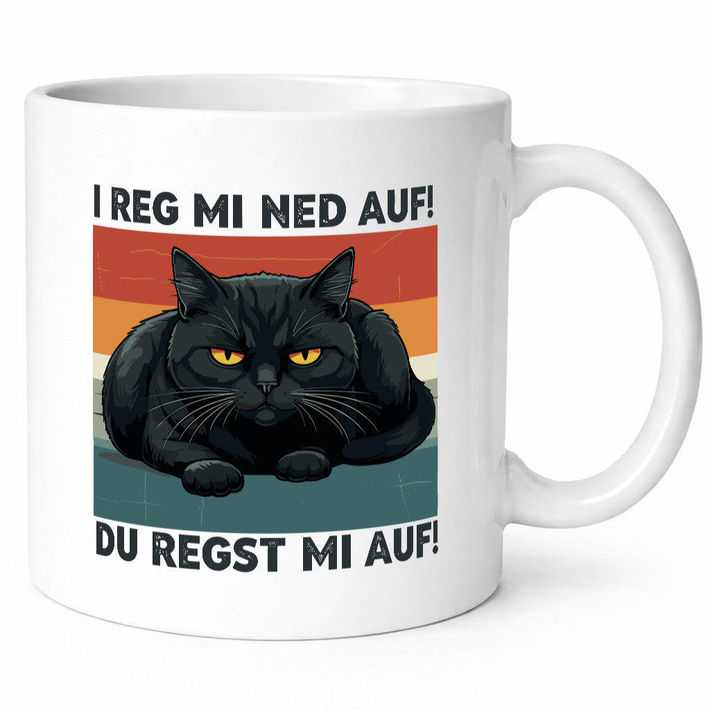 Du regst mi Auf | Böse Katze Reg ned lustiger Spruch Geschenk Tierliebhaber