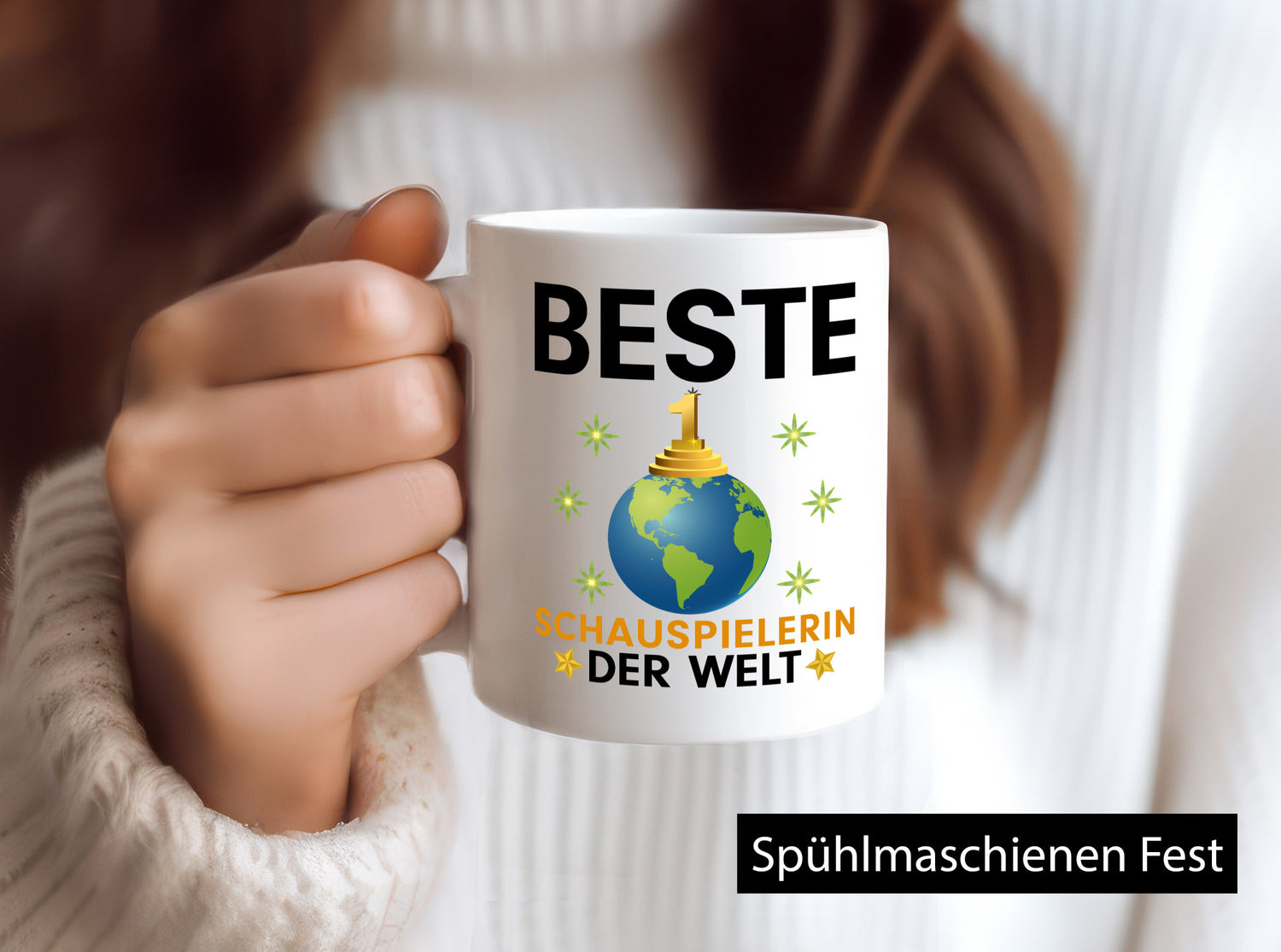 Welt Beste Schauspielerin | Theater lustig Humor Geschenkidee Geschenk Tasse