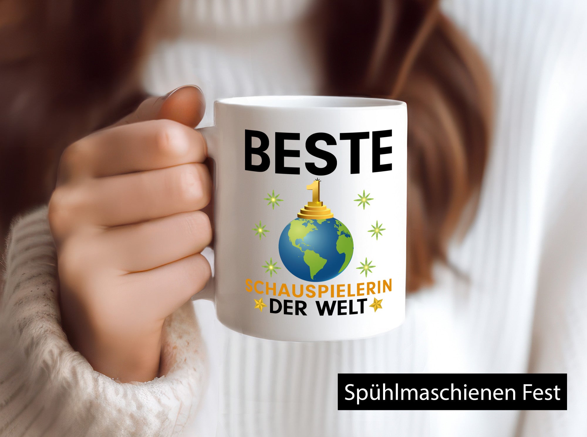 Welt Beste Schauspielerin | Theater lustig Humor Geschenkidee Geschenk Tasse
