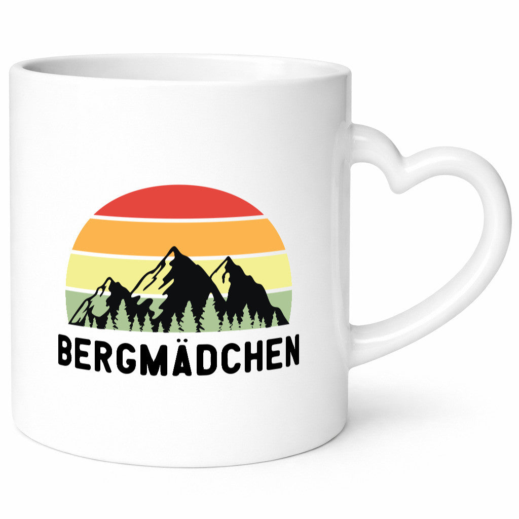 Bergmädchen | Berge lustiger Spruch Geschenk Humor Geschenkidee Tasse