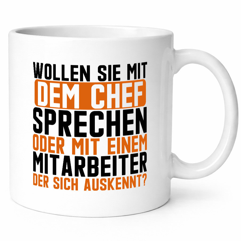 Wollen sie mit dem Chef Sprechen | Mitarbeiter Humor Arbeit Kollegen Büro