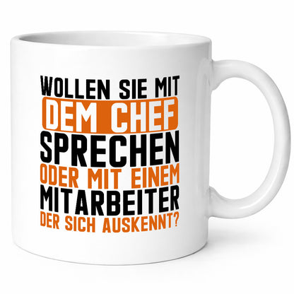 Wollen sie mit dem Chef Sprechen | Mitarbeiter Humor Arbeit Kollegen Büro