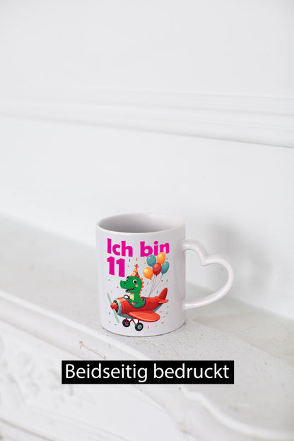 11. Geburtstag | 11 Jahre Drache Flugzeug Geschenk Geschenkidee lustiger Spruch