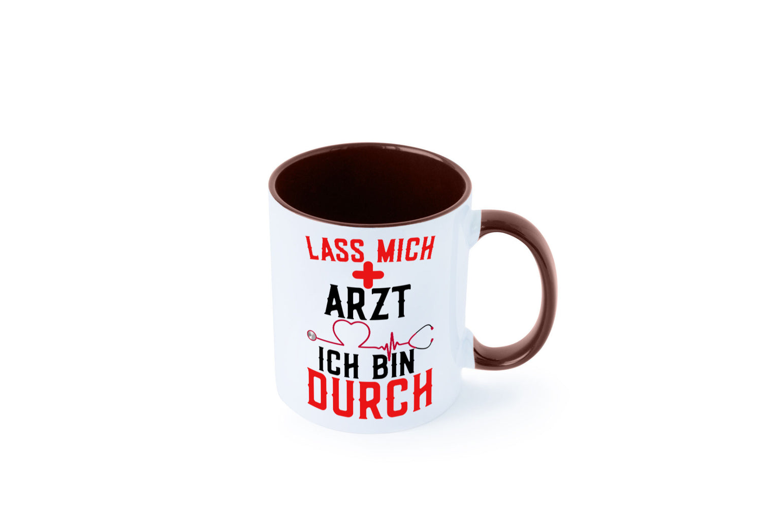 Arzt | Lass mich durch Herz Doktor Krankenhaus Puls Humor Geschenkidee Tasse