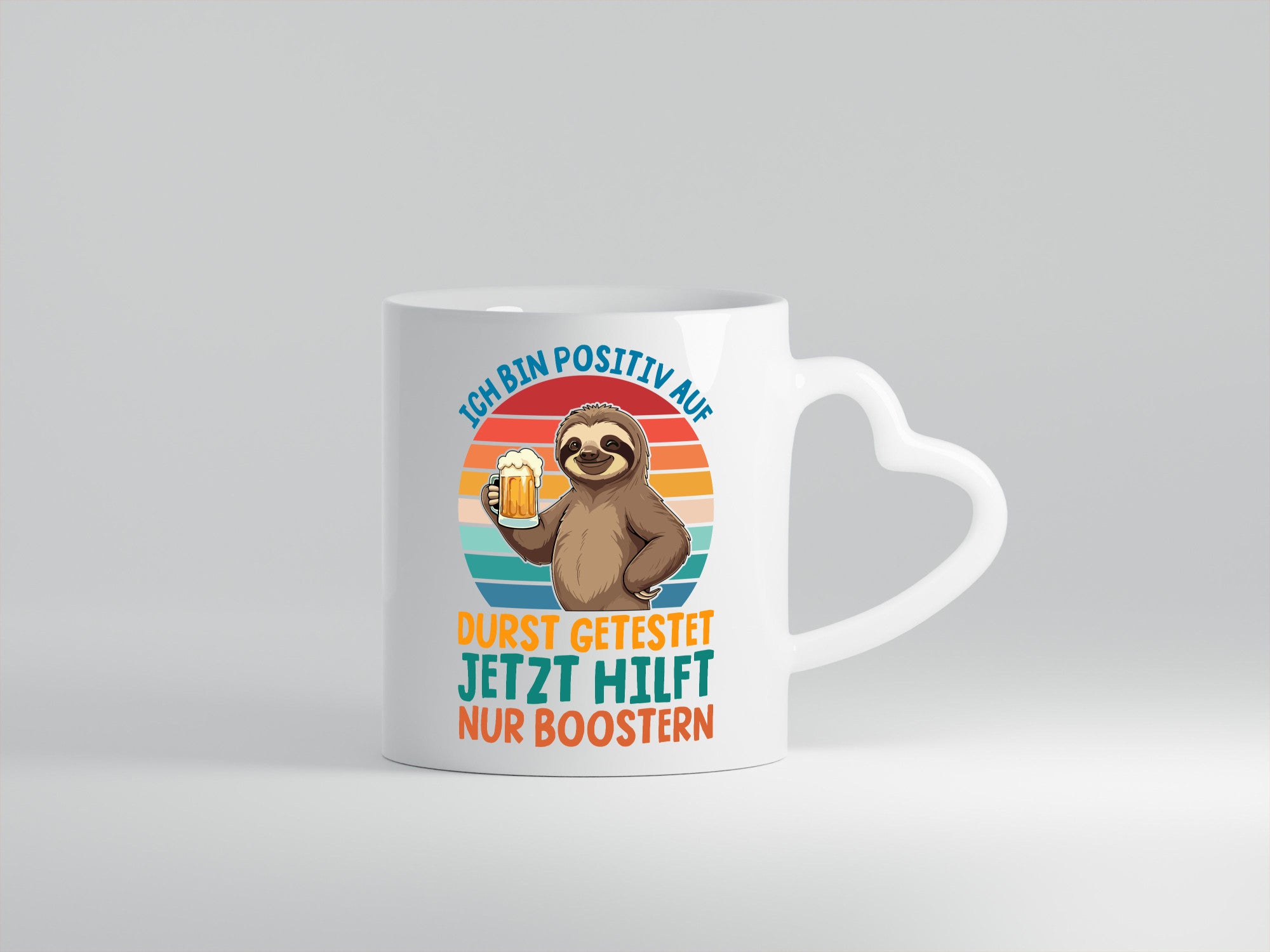 Positiv auf Durst getestet | Biertrinker Faultier Geschenk Tierliebhaber Humor