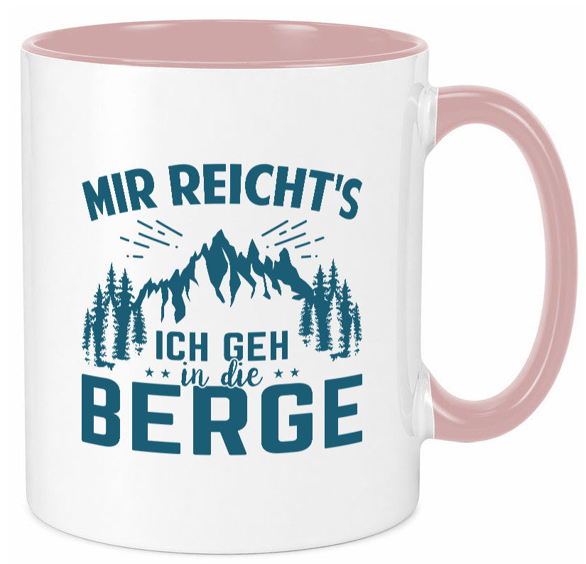 Ich geh in die Berge | Bäume lustig Humor Geschenkidee Geschenk Tasse