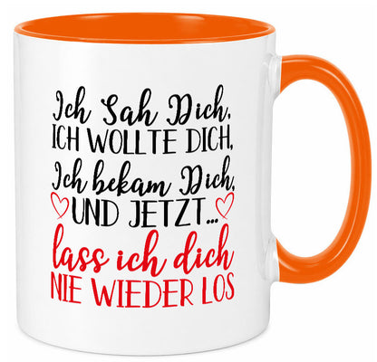 Ich will dich lustig Humor Geschenkidee Geschenk Tasse