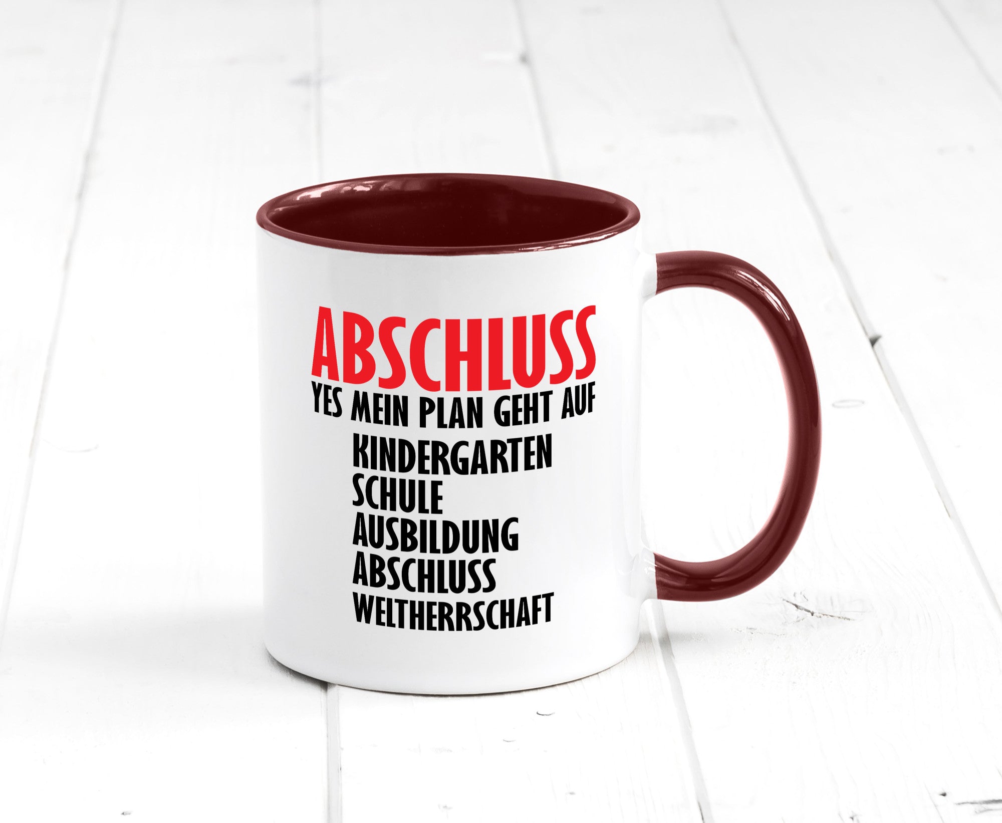 Abschluss Bachelor Geschenkidee Humor Tasse