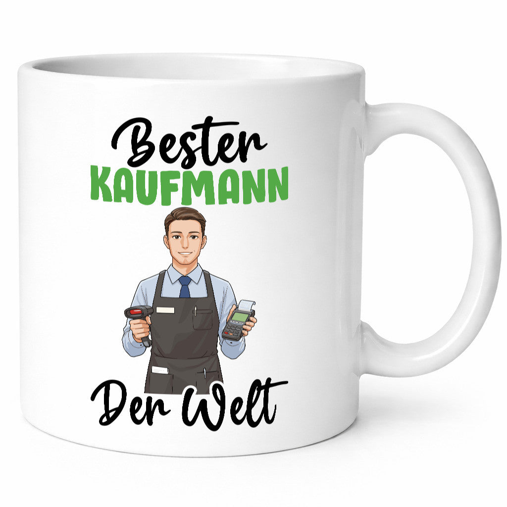 Bester Kaufmann Kaufmänner v2 lustig Humor Geschenkidee Geschenk Tasse