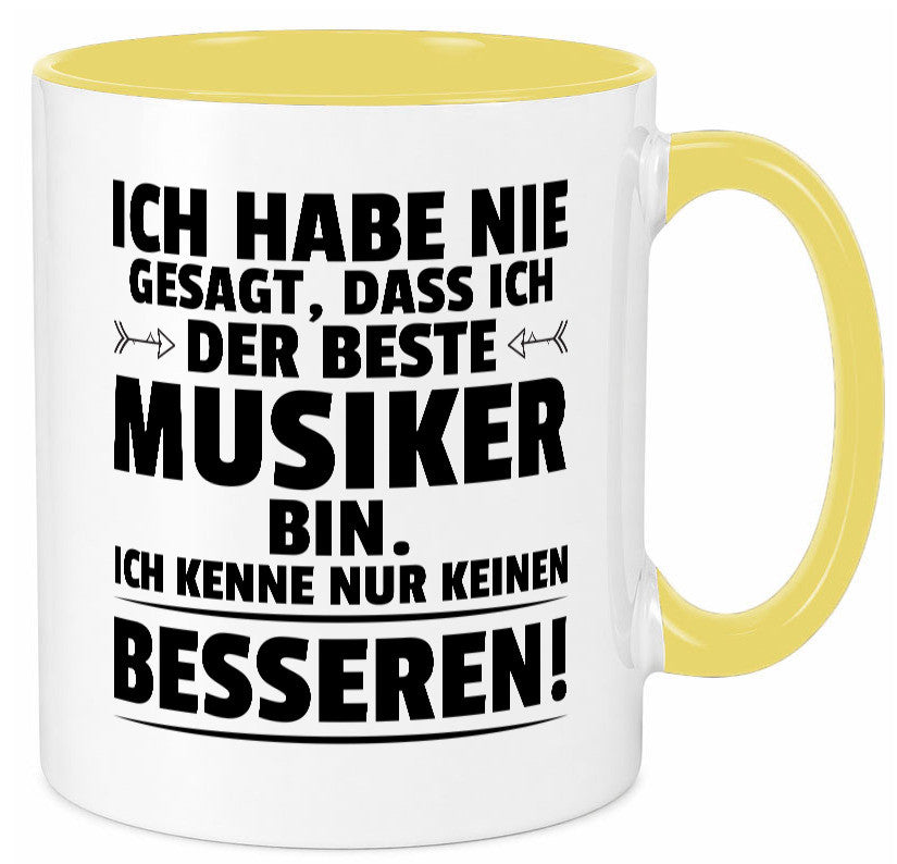 Der Beste Musiker | Musik Musikant Geschenkidee Humor Tasse