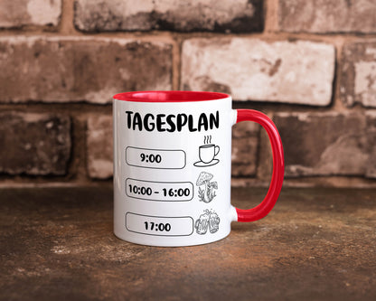 Tagesplan Pilzsammler | Pilze Wald v2 Geschenk Humor Geschenkidee lustiger