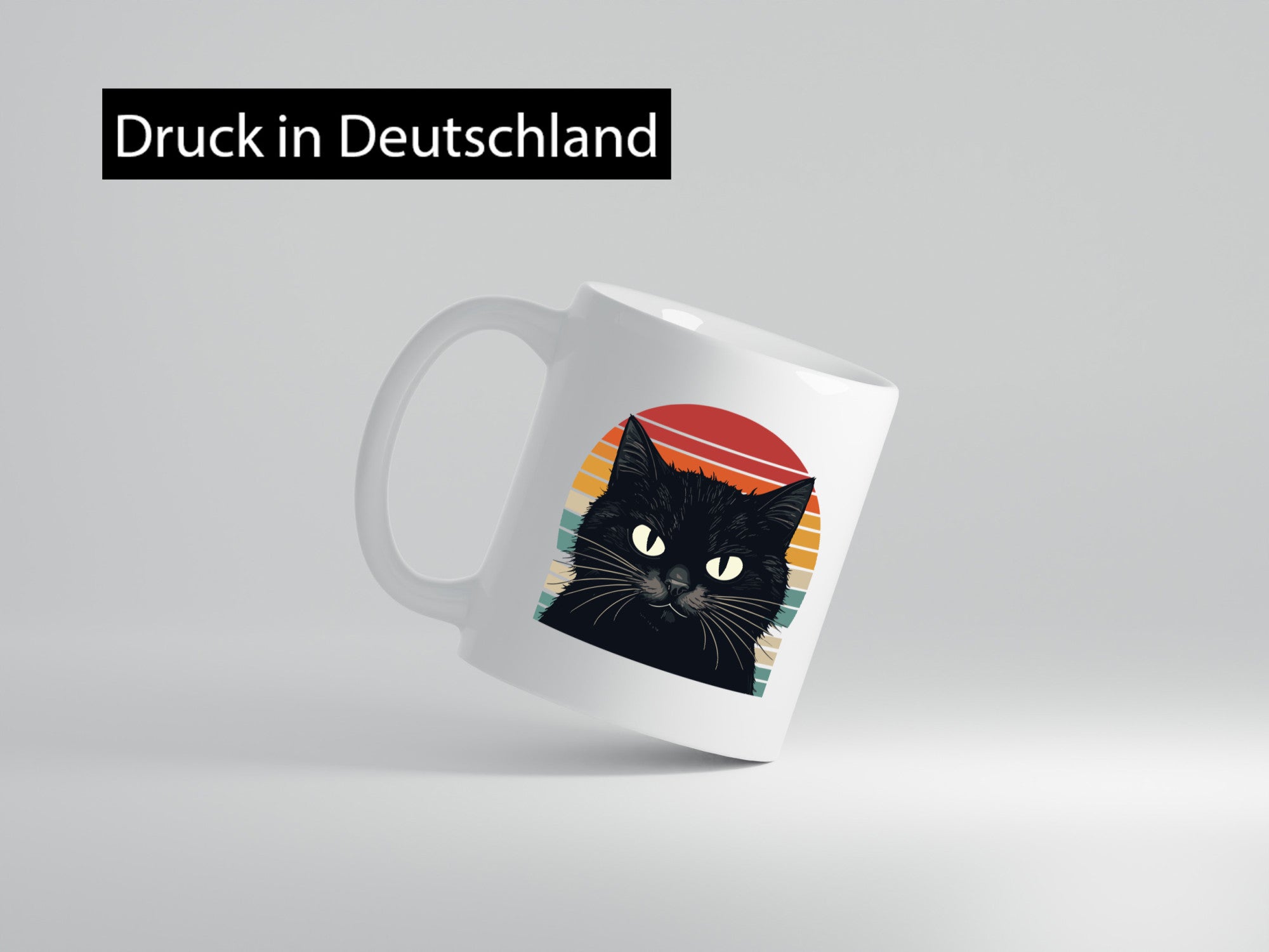 Schwarze Katze | Katzenliebhaber Böse Geschenk Tierliebhaber Humor lustiger