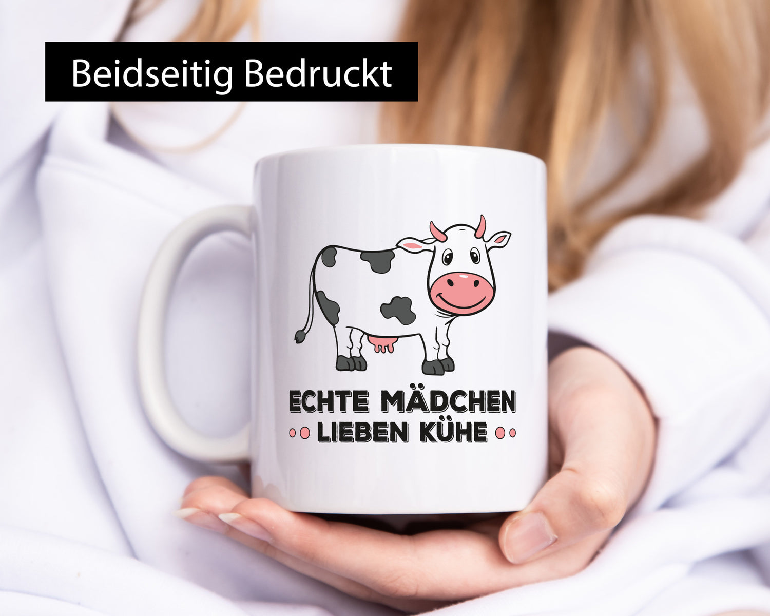 Echte mädchen lieben Kühe | Farm Farmer Bauer lustiger Spruch Geschenk Humor