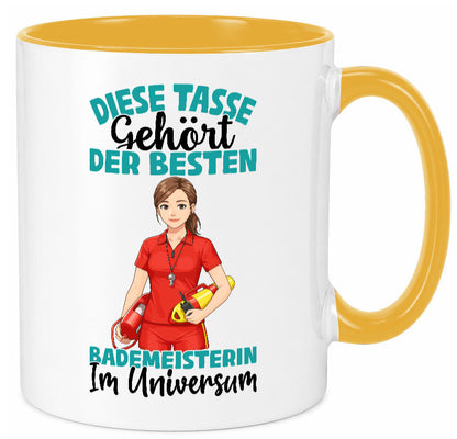 Im Universum: Bademeisterin | Schwimmmeisterin Geschenk Humor Geschenkidee