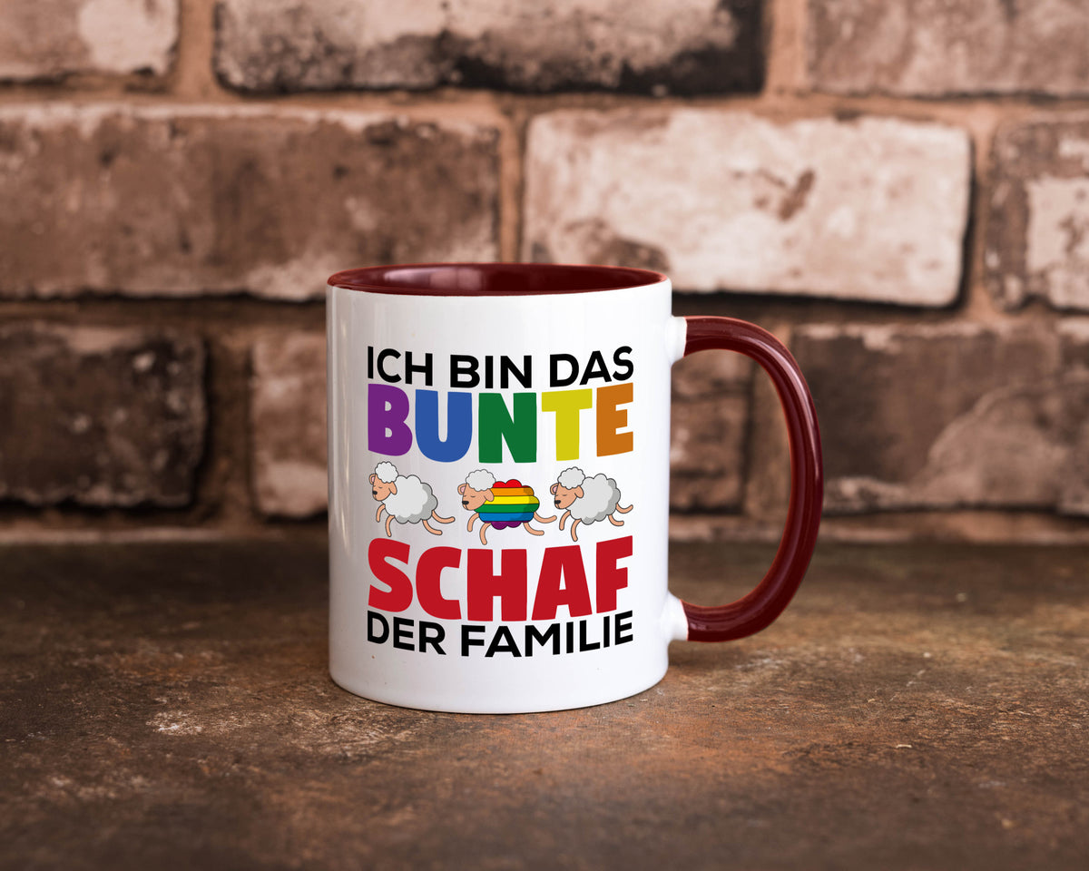 LGBTQ+ Tasse | Buntes Schaf Regenbogen Humor Geschenkidee