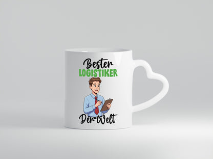 Bester Logistiker | Beruf Logistik v2 lustig Arbeit Kollegen Büro Geschenk Tasse