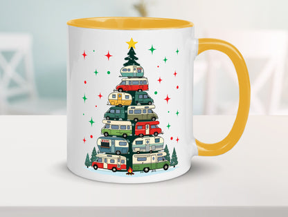 Camper | Camping Weihnachten Fahrzeuge Baumlichter v2 lustig Humor Geschenkidee